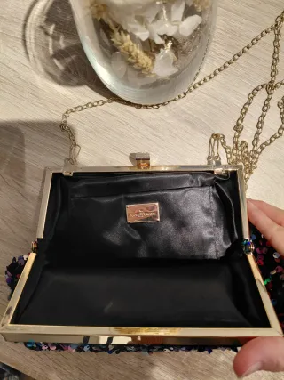 Bolso lentejuelas invitada evento boda