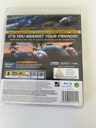 Need for Speed Hot Pursuit PS3