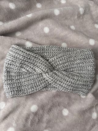 Pack Gorro y Diadema Tejidos Gris