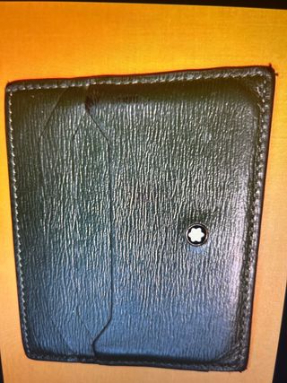 Porta carte Montblanc originale verde