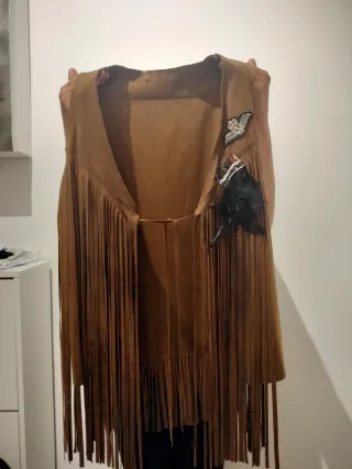 Mochila de ante hecha a mano