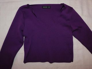 Jersey morado manga larga