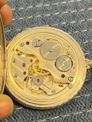 Reloj de Bolsillo de plata funcionando muy bien