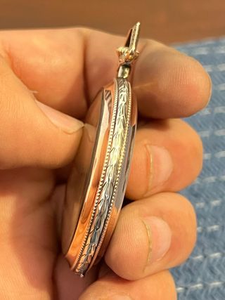 Reloj de Bolsillo de plata funcionando muy bien