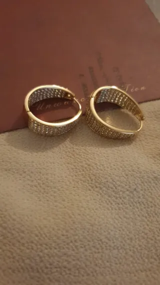 Pendientes Aro Chapados en Oro