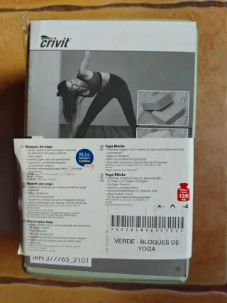 Bloques de Yoga Crivit Verdes