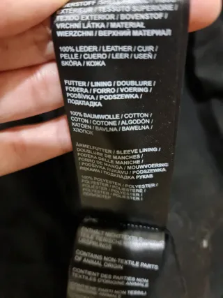 Chaqueta Cuero Freaky Nation Talla M