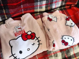 Pijama Polar Hello Kitty Rosa
