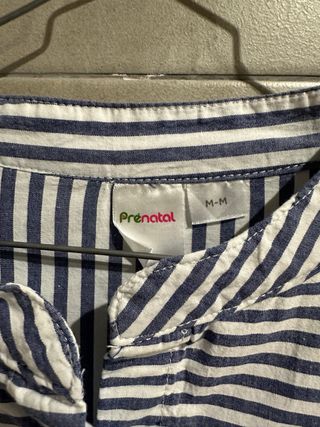 Vestido premamá rayas