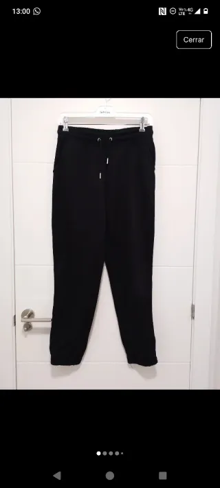 Pantalón chándal negro