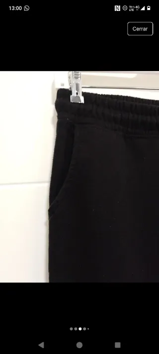 Pantalón chándal negro