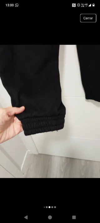 Pantalón chándal negro