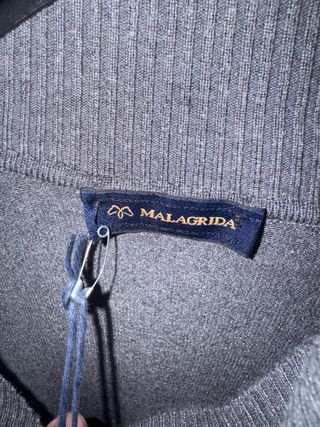 Jersey Malagrida Cuello Alto Gris