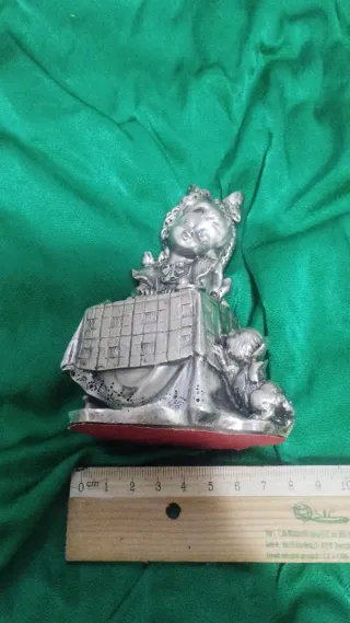 Statuetta Resina con Argento 800