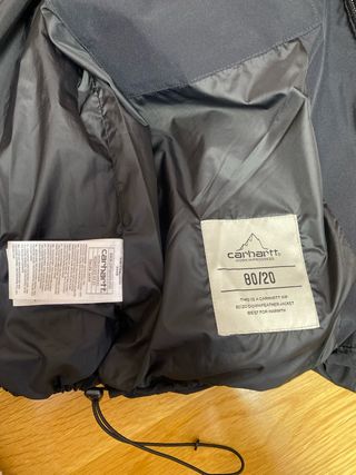 Chaqueta Carhartt Puffer Negra