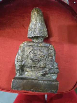 Busto militar antiguo bronce