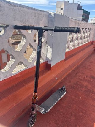 Patinete Freestyle Negro y Plata