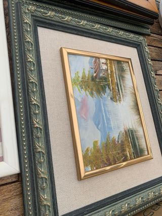 set de 3 cuadros de diferentes pinturas