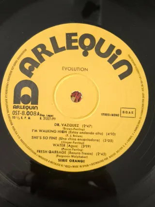 Vinilo Evolution - Rock Psicodélico