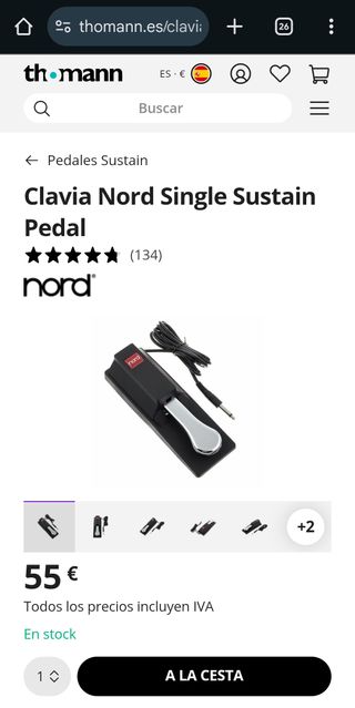 Clavia Nord Sustain Pedal