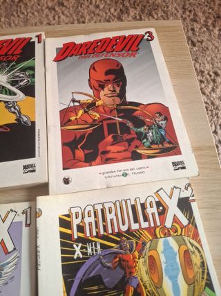 Daredevil,patrulla x ,blueberry