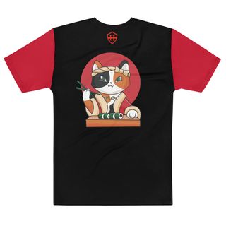 Camiseta Unisex Samurai Cat Roll Harry Dollars