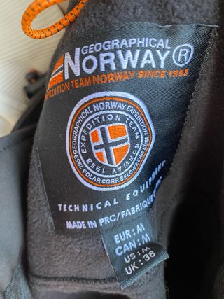 Chaqueta técnica Norway Expedition Negra hombre