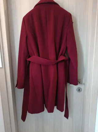Cappotto donna bordeaux