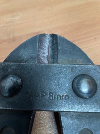 Cizalla corte acero 600mm 1000V