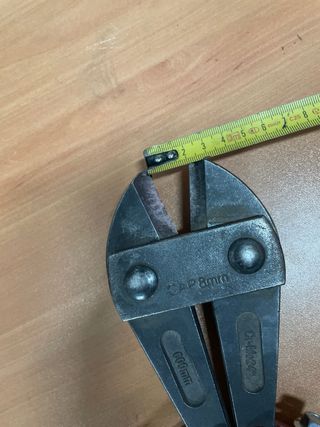 Cizalla corte acero 600mm 1000V