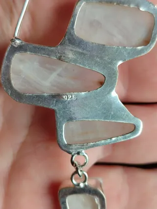 Collar Plata Piedra Luna Natural