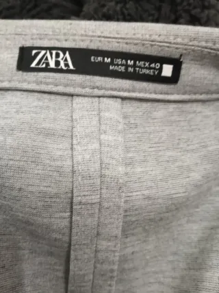 Americana Zara Chico Talla M Gris