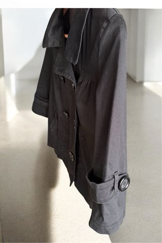 Gabardina corta mujer T40 manga 3/4