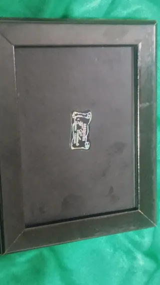 Scatola Legno Quadro Argento 800