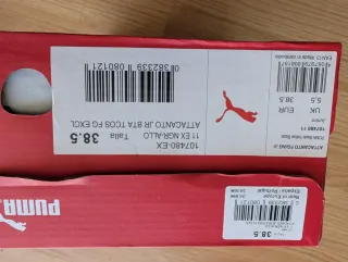 Botas de fútbol Puma Attacanto JR Talla 38.5