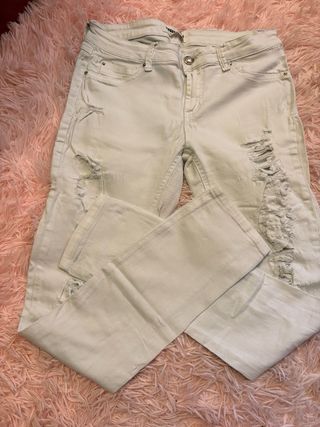 Jeans TALLY WEiJL bianchi strappati