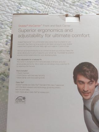 Mochila de porteo Stokke front and back Carrier