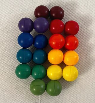 Palline sensoriali colorate per manualità