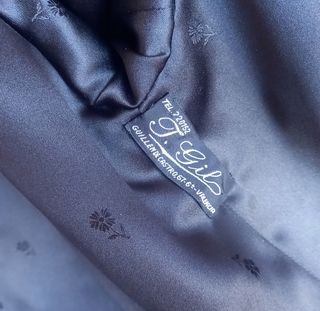 Abrigo Negro Pelo Astracán Vintage T.48 (XL)