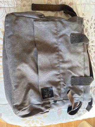 Bolso-Mochila Carrito Bebé Gris