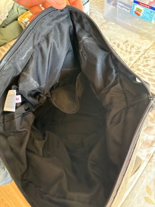 Bolso-Mochila Carrito Bebé Gris