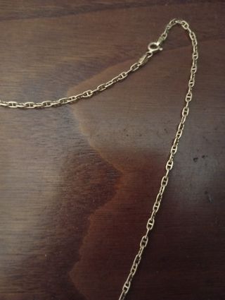 Cadena de oro de 18k italiano 750 peso 9.3 gr