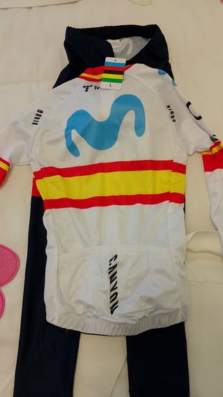 Traje Ciclismo Niño Movistar Sin Estrenar Talla L