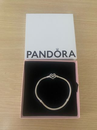 Pulsera Pandora Moments Plata Corazón Infinito