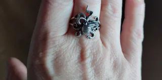 Anillo Plata Pulpo