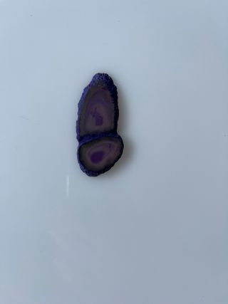 Chapa morada decorativa