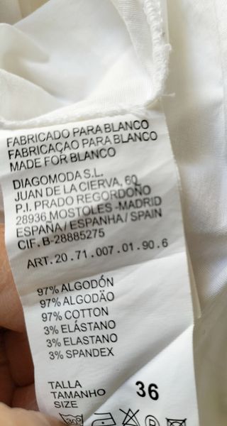 Blusa boho chic, blanca