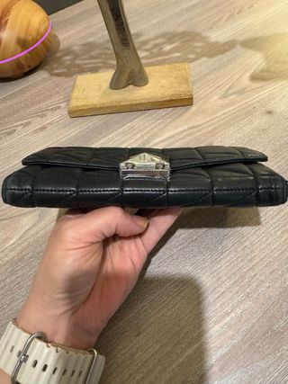 Monedero Karl Lagerfeld piel negro