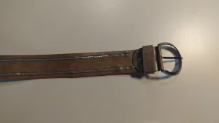 Cintura donna con zip argento