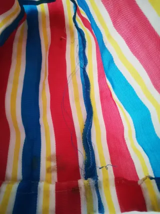 Bolsa vintage de rayas